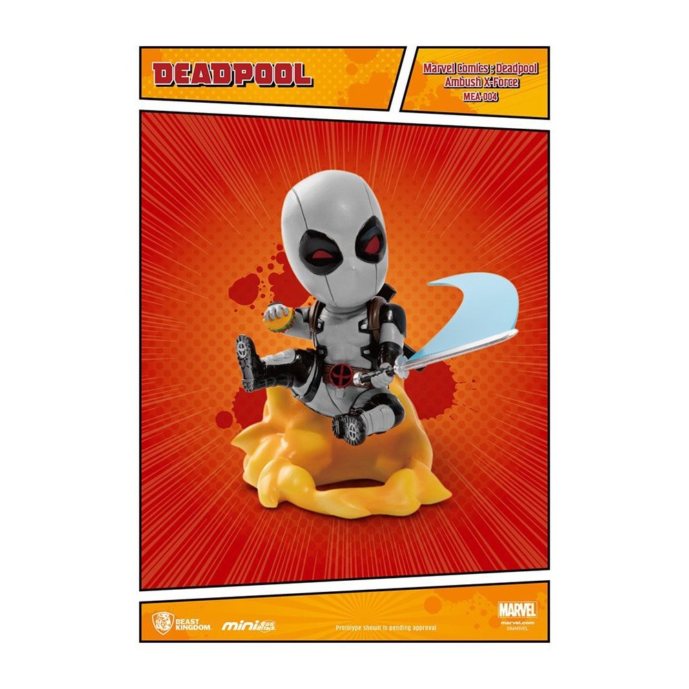BEAST KINGDOM MARVEL COMICS DEADPOOL AMBUSH X FORCE MINI EGG ATTACK FIGURE