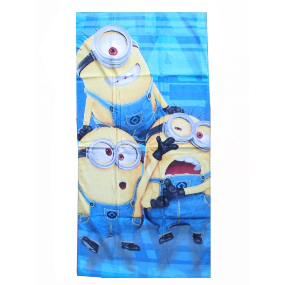 CATTIVISSIMO ME MINIONS BEACH BATH TOWEL TELO DA MARE 140X70CM