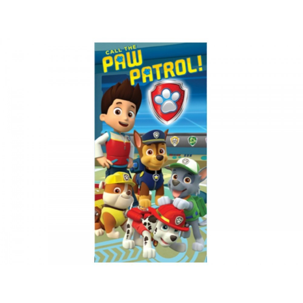 PAW PATROL CALL BEACH BATH TOWEL TELO DA MARE 140X70CM