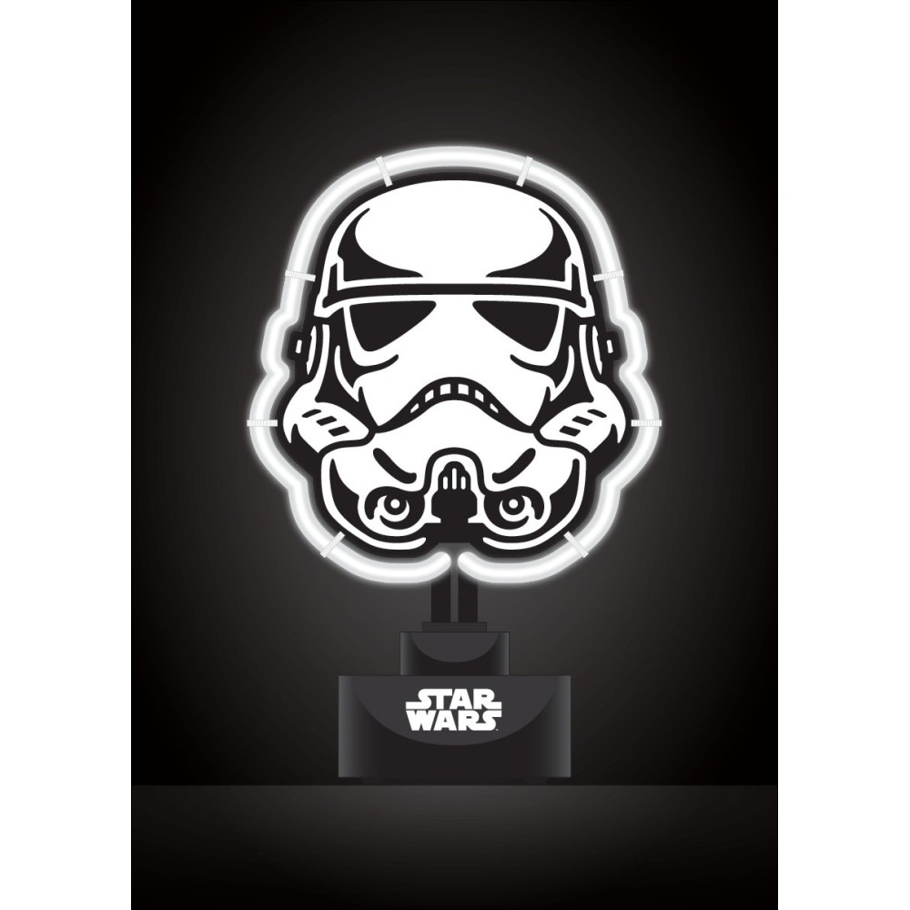 STAR WARS STORMTROOPER NEON LIGHT LAMPADA DA TAVOLO GROOVY UK