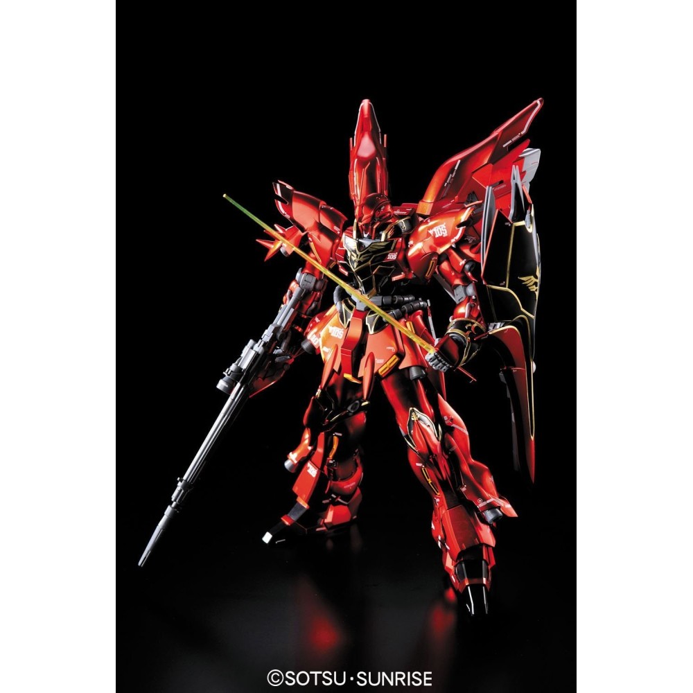 BANDAI MASTER GRADE MG MSN-06S SINANJU VER KA TITANIUM FINISH 1/100 MODEL KIT