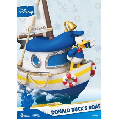 DISNEY DONALD DUCK'S BOAT D-STAGE 029 PAPERINO STATUE FIGURE DIORAMA BEAST KINGDOM