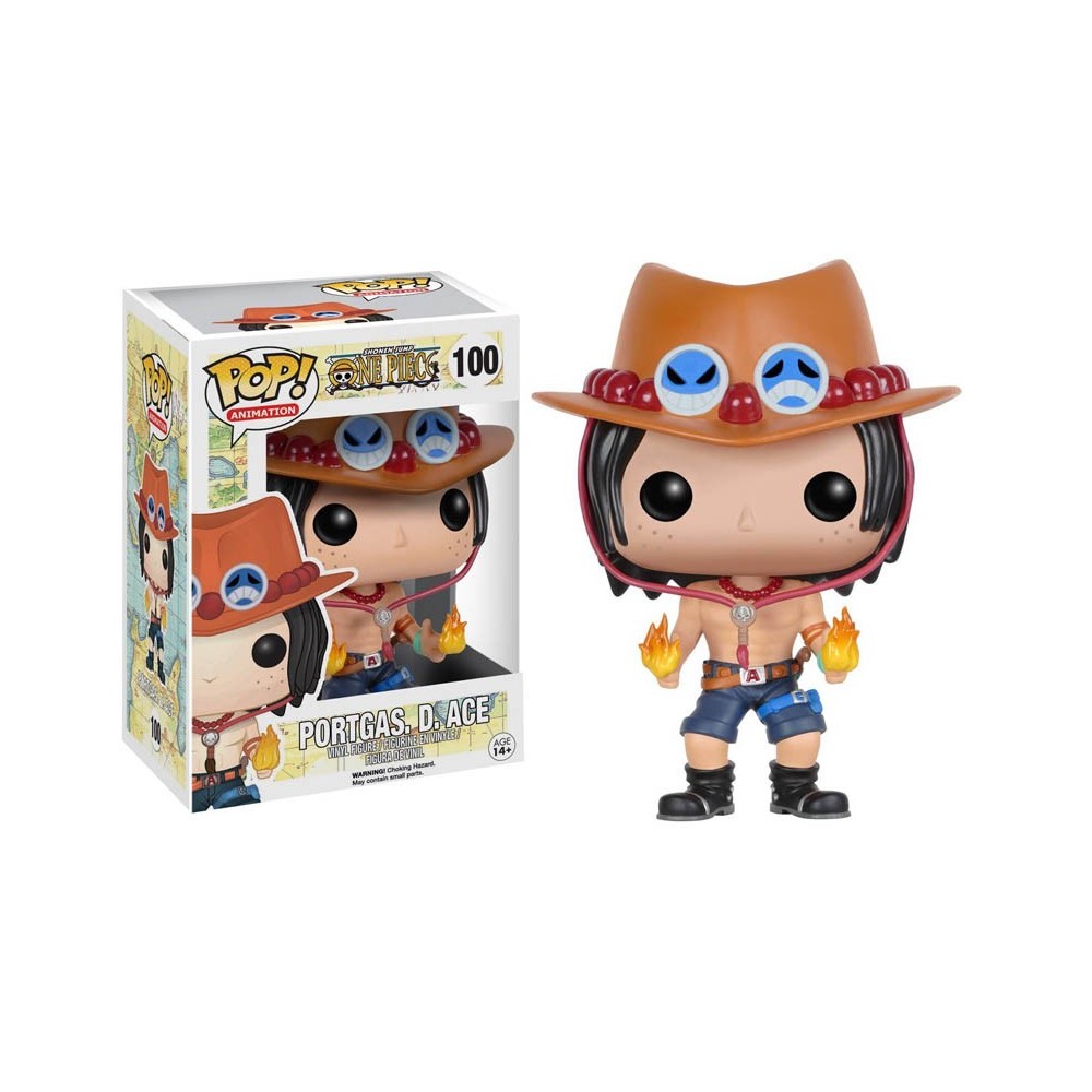FUNKO FUNKO POP! ONE PIECE - PORTGAS D ACE BOBBLE HEAD KNOCKER FIGURE