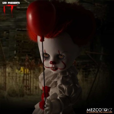 LIVING DEAD DOLLS LDD IT 2017 PENNYWISE ACTION FIGURE MEZCO TOYS