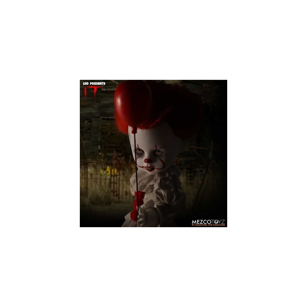 LIVING DEAD DOLLS LDD IT 2017 PENNYWISE ACTION FIGURE MEZCO TOYS