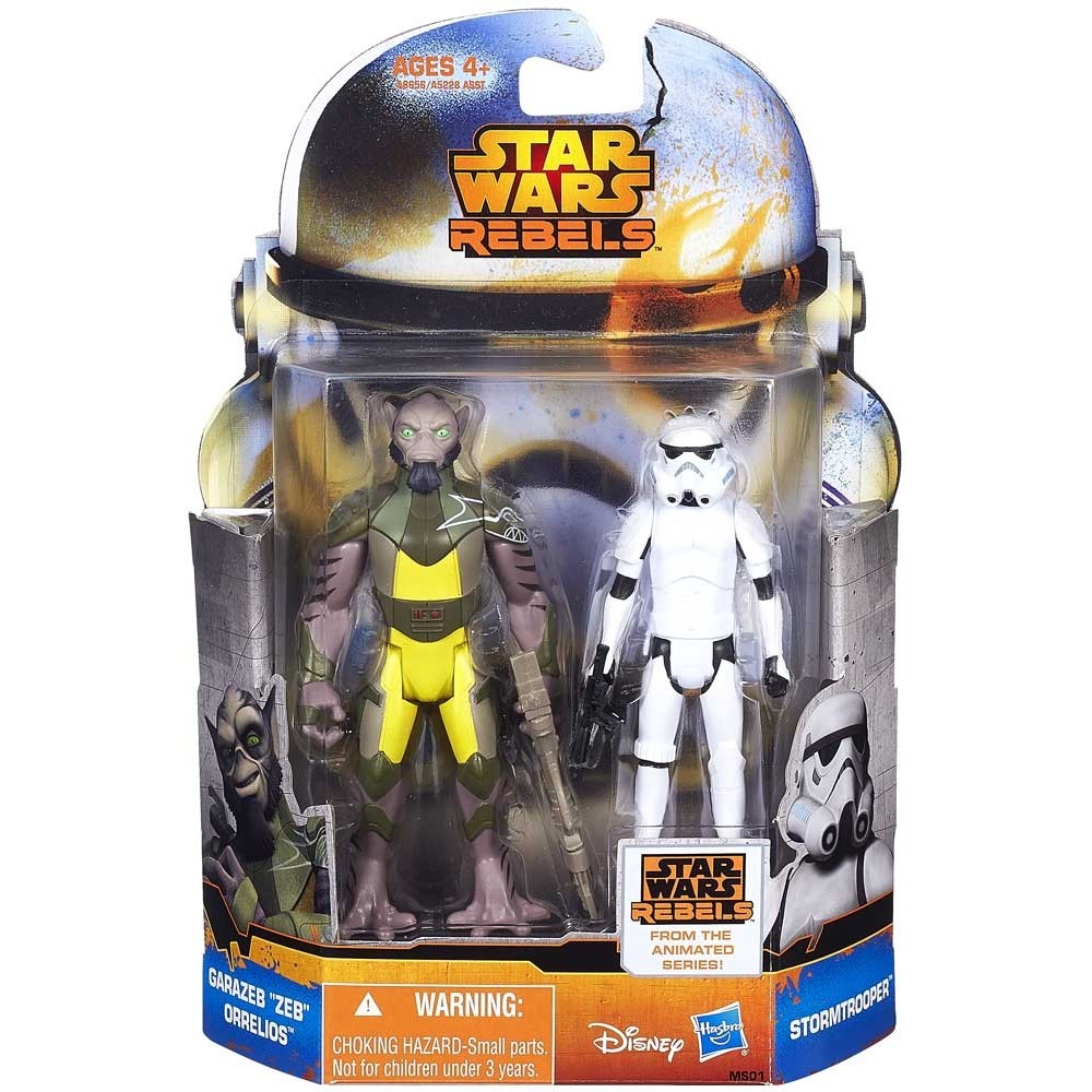 HASBRO STAR WARS MISSION SERIE 2-PACK GARAZEB ORRELIOS E STORMTROOPER ACTION FIGURE