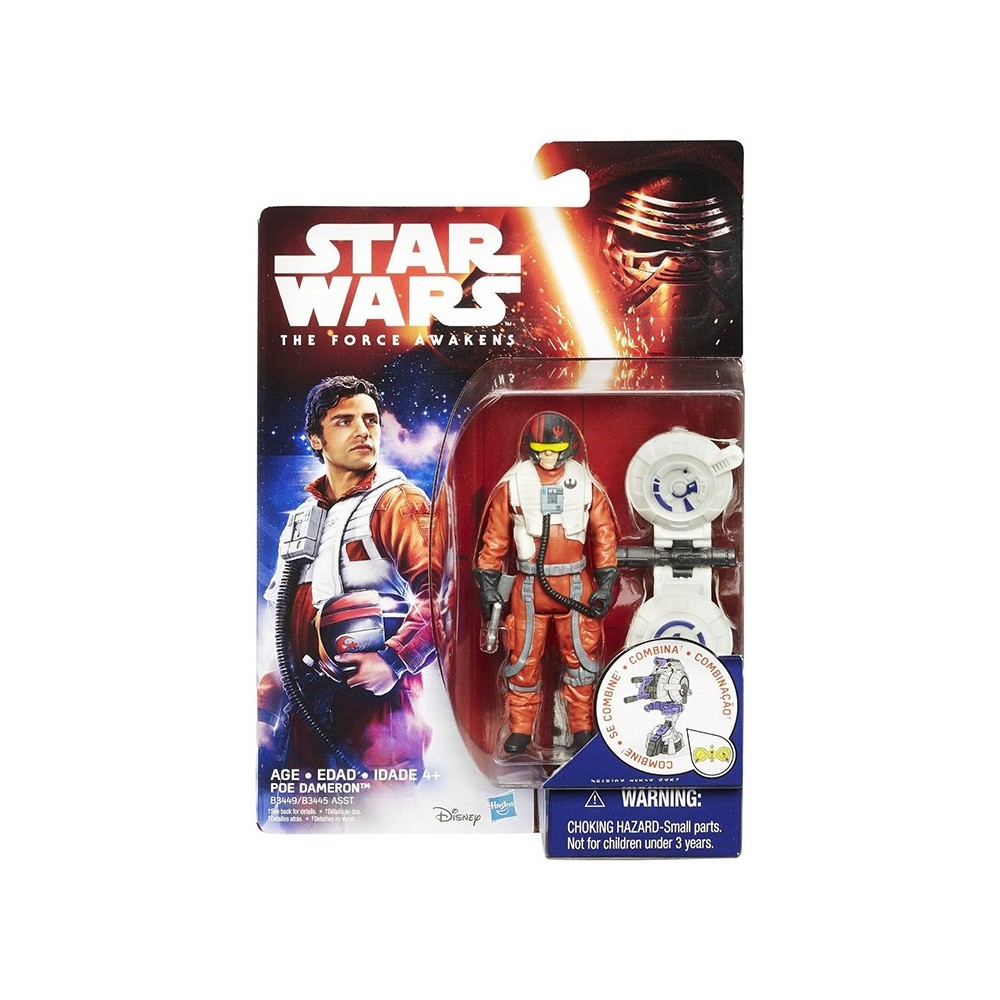 STAR WARS - SPACE WAVE POE DAMERON ACTION FIGURE HASBRO