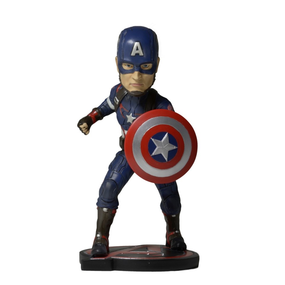 AVENGERS AGE OF ULTRON - CAPTAIN AMERICA BOBBLE HEADKNOCKER FIGURE NECA