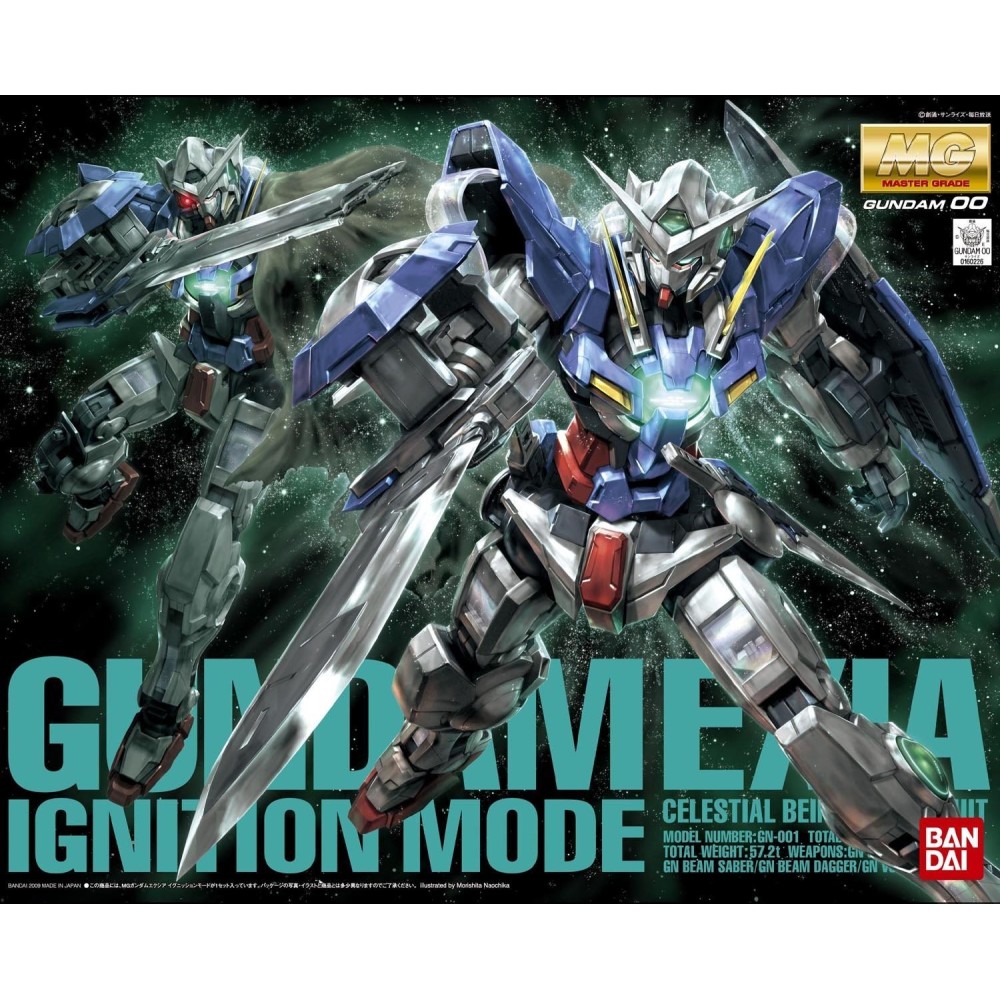 BANDAI MASTER GRADE MG GUNDAM EXIA IGNITION MODE 1/100 MODEL KIT ACTION FIGURE