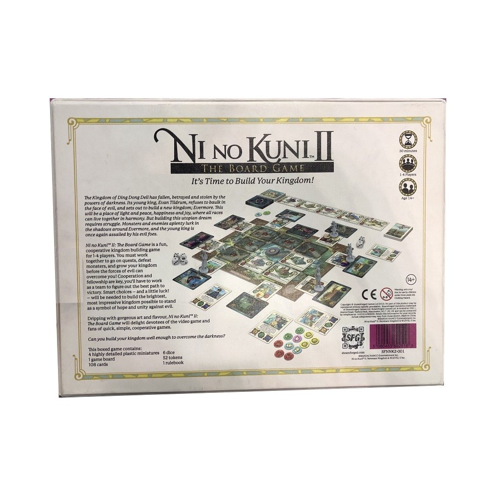 STEAMFORGED GAMES NI NO KUNI II - THE BOARD GAME GIOCO DA TAVOLO