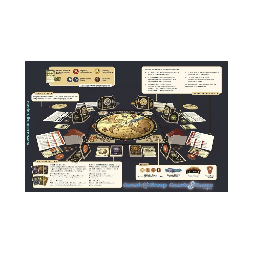 DUNE THE BOARD GAME - GIOCO DA TAVOLO