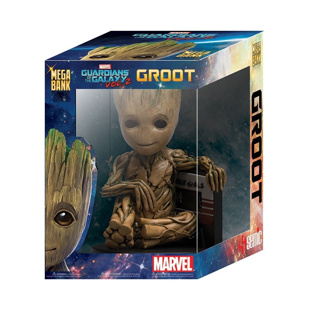 GUARDIANS OF THE GALAXY VOL.2 BABY GROOT SALVADANAIO FIGURE SEMIC