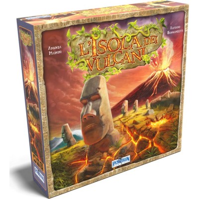 L'ISOLA DEI VULCANI GIOCO DA TAVOLO ITALIANO PENDRAGON GAME STUDIO