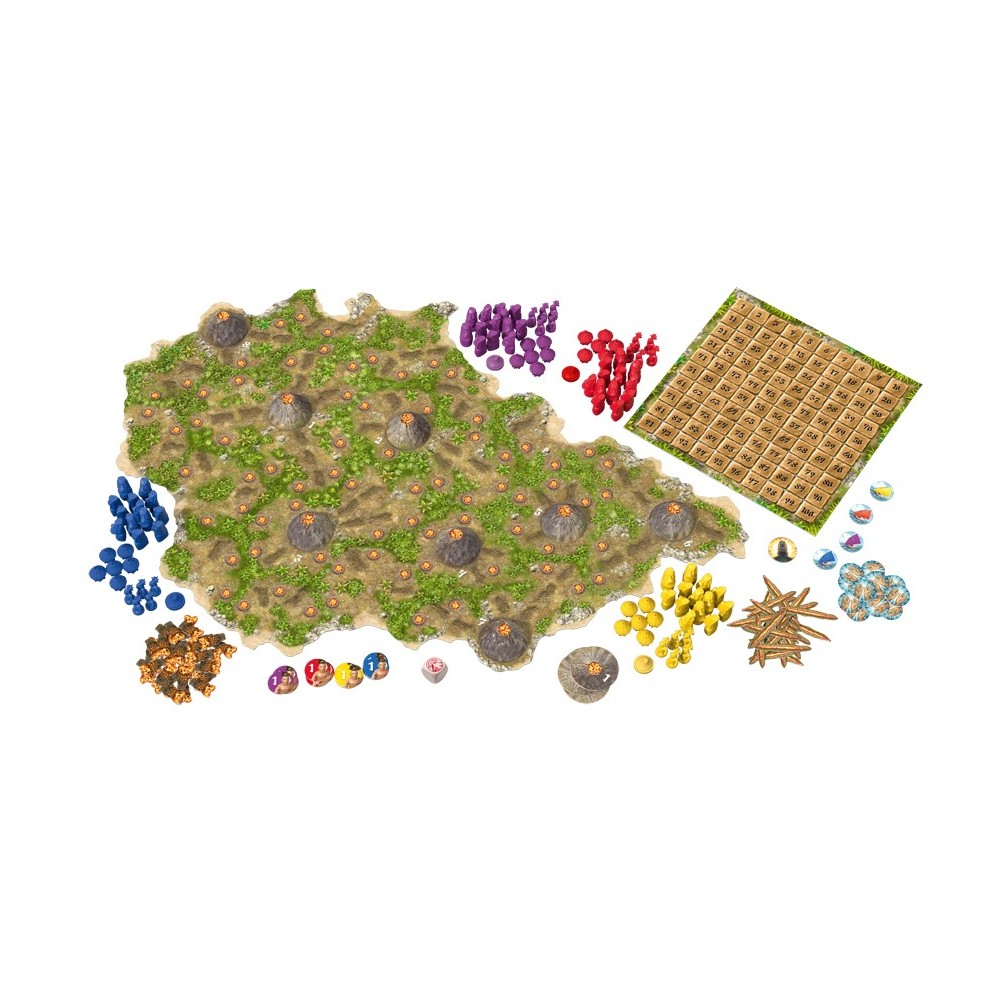 L'ISOLA DEI VULCANI GIOCO DA TAVOLO ITALIANO PENDRAGON GAME STUDIO
