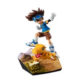 DIGIMON - YAGAMI TAIICHI AND AGUMON 20TH ANNIVERSARY 15CM STATUE FIGURE MEGAHOUSE