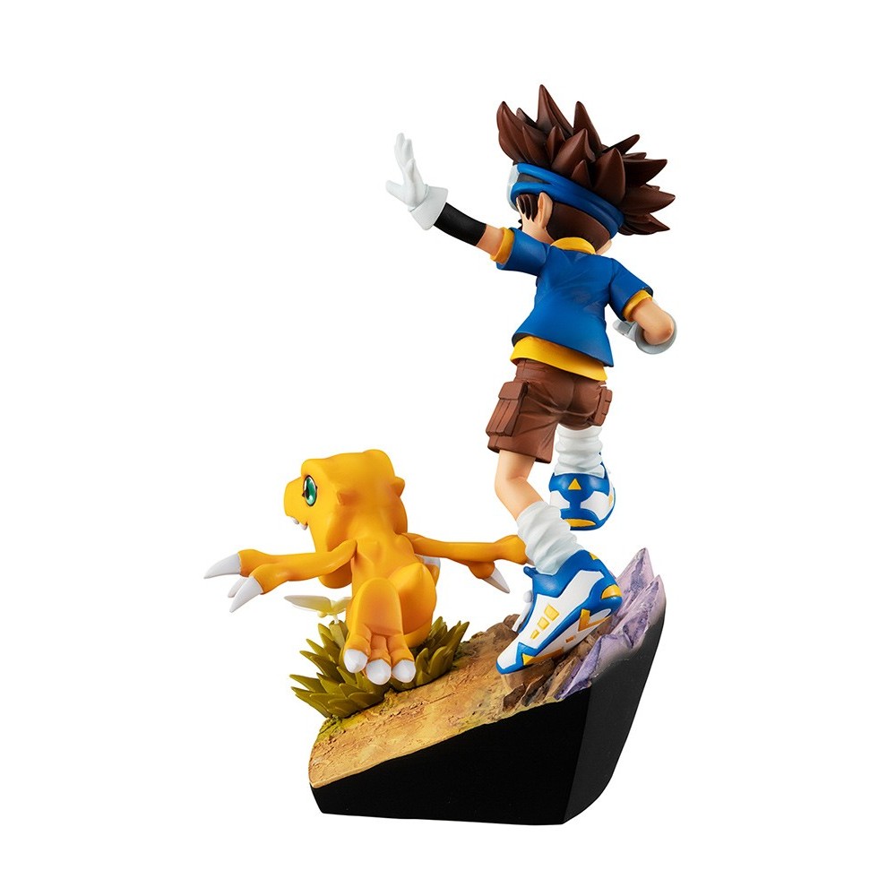 DIGIMON - YAGAMI TAIICHI AND AGUMON 20TH ANNIVERSARY 15CM STATUE FIGURE MEGAHOUSE