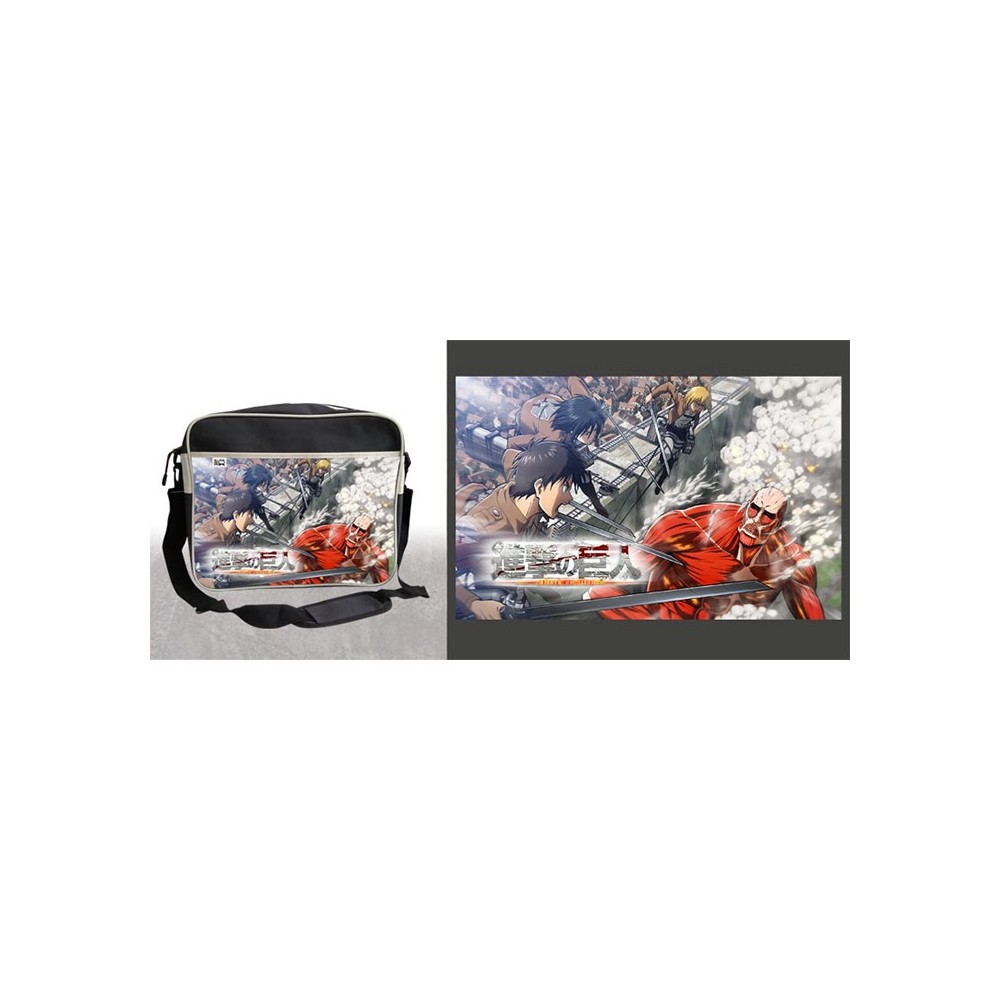 ATTACK ON TITAN CREW MAILBAG ATTACCO DEI GIGANTI BORSA A TRACOLLA