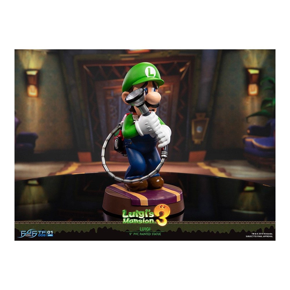 FIRST4FIGURES LUIGI'S MANSION 3 - LUIGI PVC STATUE 23 CM FIGURE