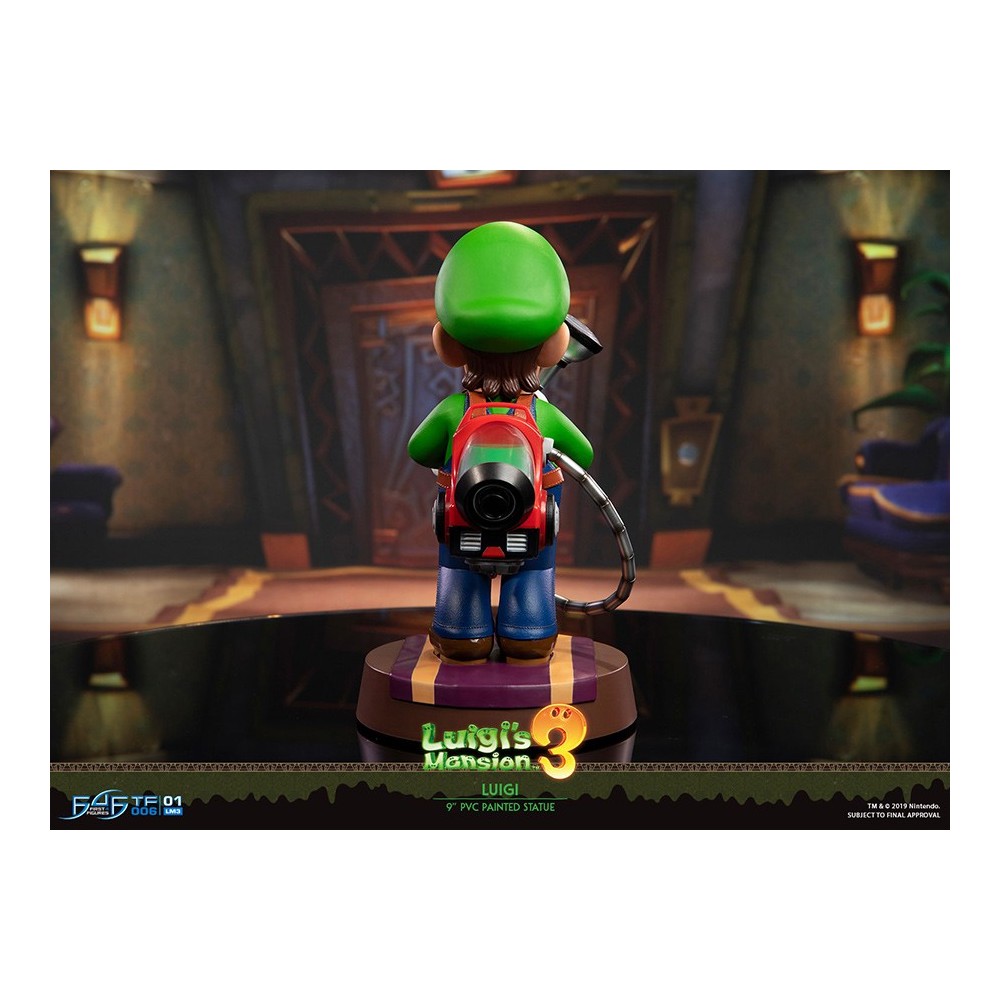 FIRST4FIGURES LUIGI'S MANSION 3 - LUIGI PVC STATUE 23 CM FIGURE
