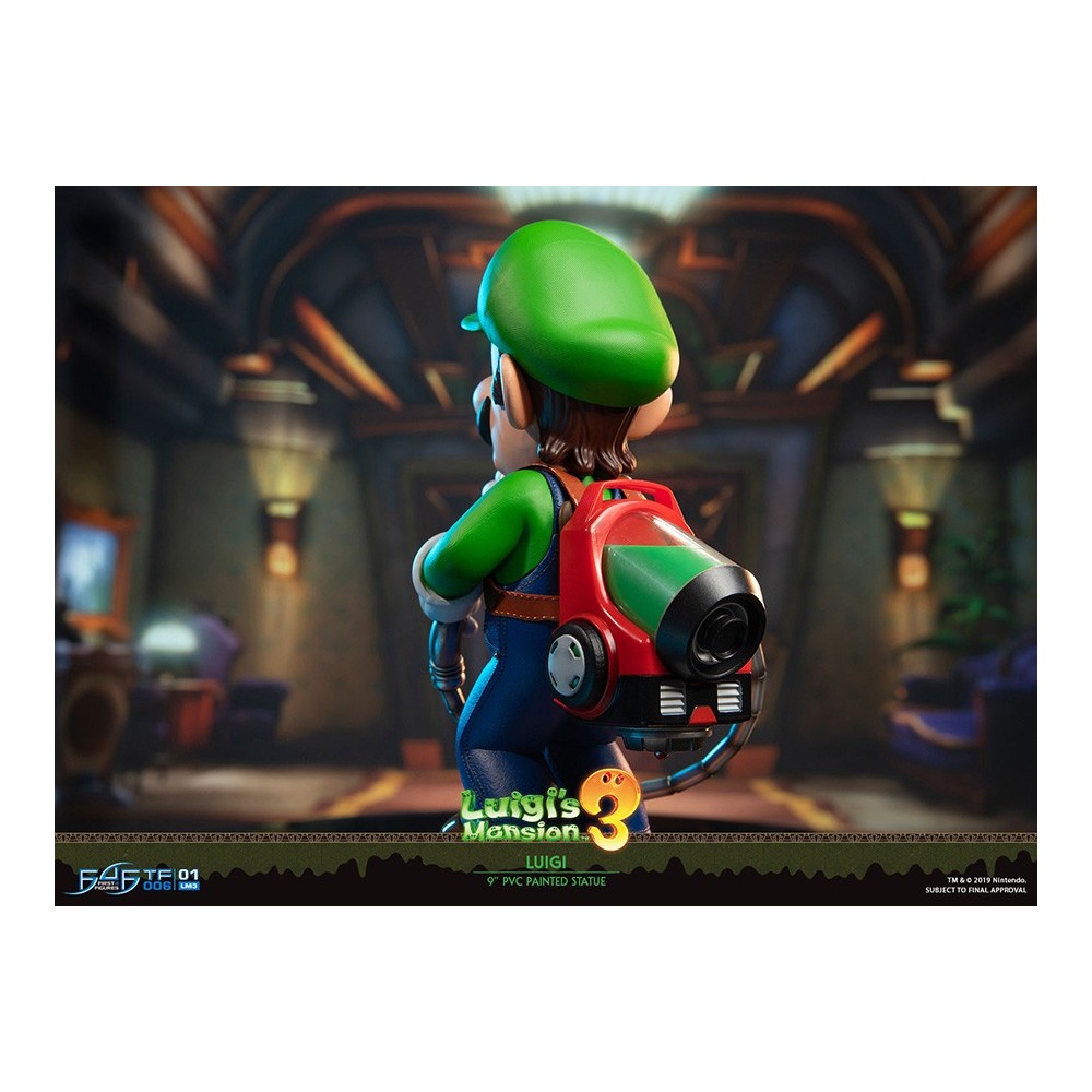 FIRST4FIGURES LUIGI'S MANSION 3 - LUIGI PVC STATUE 23 CM FIGURE