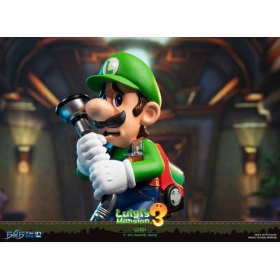 FIRST4FIGURES LUIGI'S MANSION 3 - LUIGI PVC STATUE 23 CM FIGURE