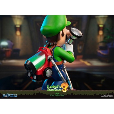 FIRST4FIGURES LUIGI'S MANSION 3 - LUIGI PVC STATUE 23 CM FIGURE