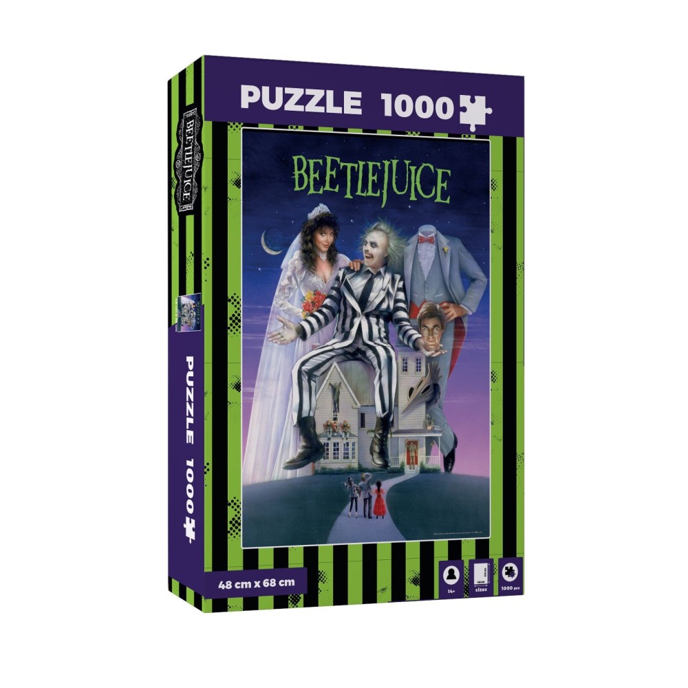 SD TOYS BEETLEJUICE MOVIE POSTER 1000 PIECES PEZZI JIGSAW PUZZLE 48x68cm