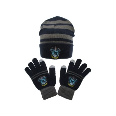 HARRY POTTER RAVENCLAW CORVONERO BERRETTA E GUANTI BEANIE GLOVES