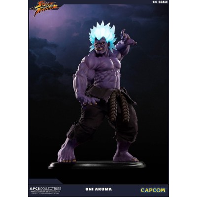 POP CULTURE SHOCK COLLECTIBLES STREET FIGHTER - ONI AKUMA 1/4 45CM STATUE FIGURE