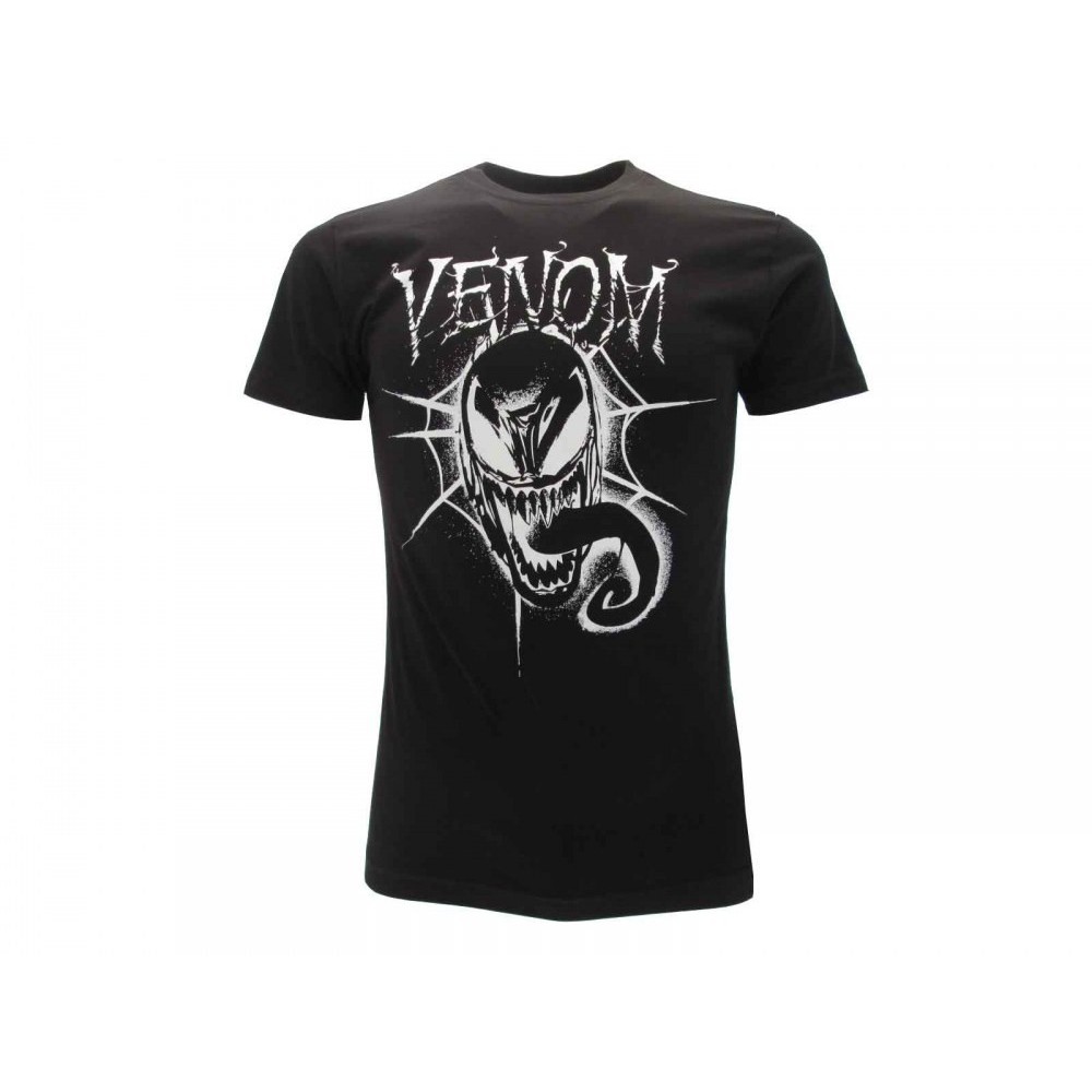 MAGLIA T SHIRT MARVEL VENOM NERA