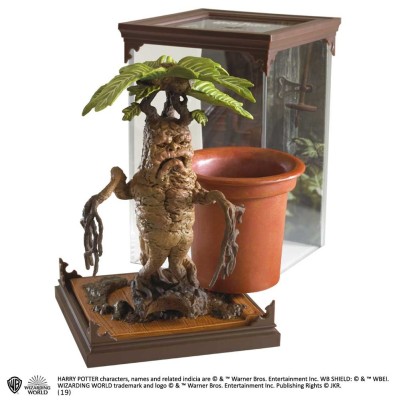 NOBLE COLLECTIONS HARRY POTTER MAGICAL CREATURES - MANDRAKE MANDRAGOLA STATUA FIGURE