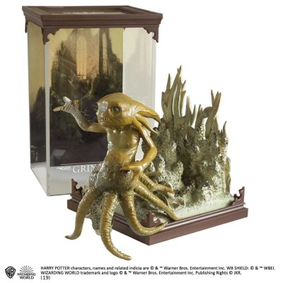 NOBLE COLLECTIONS HARRY POTTER MAGICAL CREATURES - GRINDYLOW STATUA FIGURE