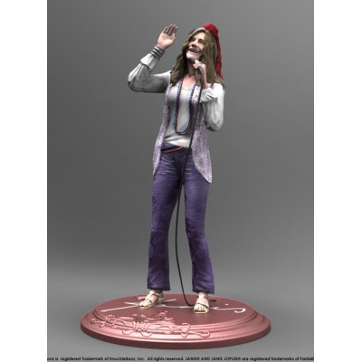 ROCK ICONZ - JANIS JOPLIN 21CM RESIN STATUE FIGURE KNUCKLEBONZ
