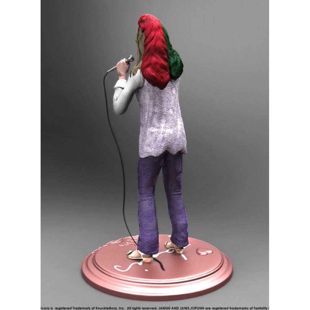 ROCK ICONZ - JANIS JOPLIN 21CM RESIN STATUE FIGURE KNUCKLEBONZ