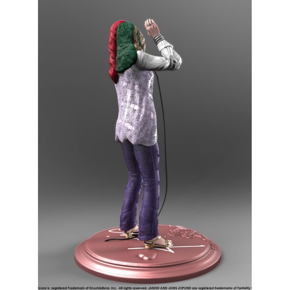 ROCK ICONZ - JANIS JOPLIN 21CM RESIN STATUE FIGURE KNUCKLEBONZ