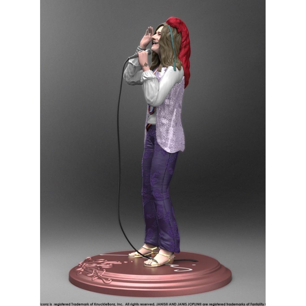 ROCK ICONZ - JANIS JOPLIN 21CM RESIN STATUE FIGURE KNUCKLEBONZ