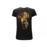 MAGLIA T SHIRT MARVEL AVENGERS GUANTO THANOS GLOVE NERA