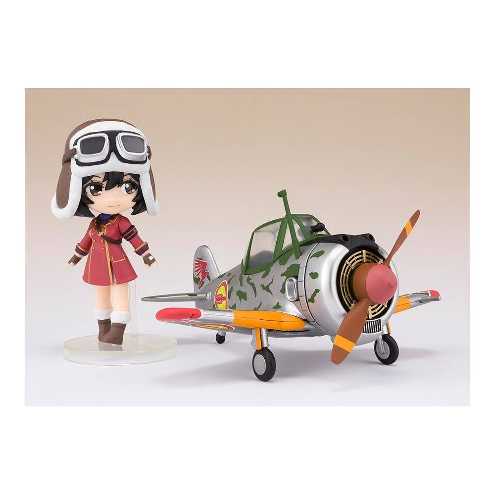 BANDAI KOTOBUKI SQUADRON KYLIE AND HAYABUSA ACTION FIGURE