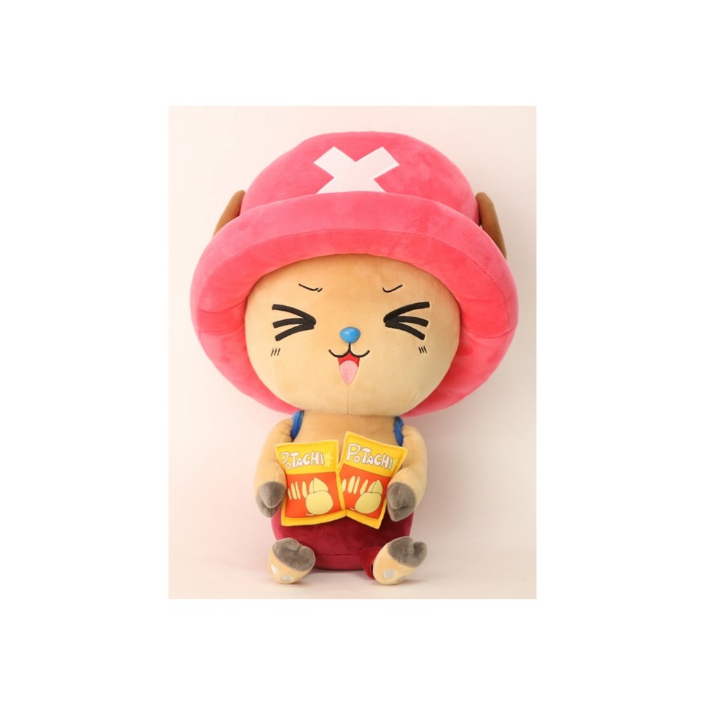 PUPAZZO PELUCHE ONE PIECE NEW WORLD - TONY CHOPPER POTACHI 45CM PLUSH SAKAMI MERCHANDISE