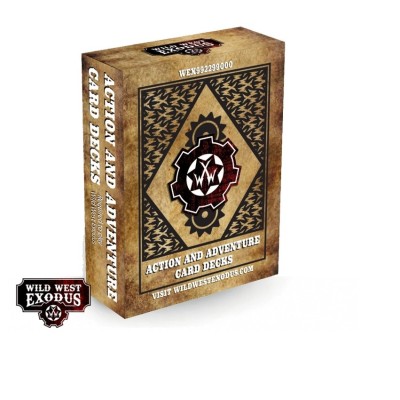 WILD WEST EXODUS ACTION AND ADVENTURE CARD DECKS WARCRADLE STUDIOS