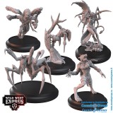 WARCRADLE STUDIOS WILD WEST EXODUS DARK NATION POSSE SET RESIN MINIATURES
