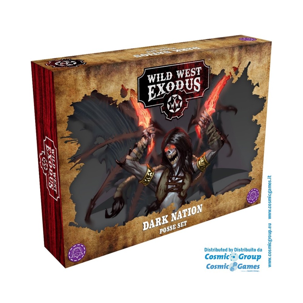 WARCRADLE STUDIOS WILD WEST EXODUS DARK NATION POSSE SET RESIN MINIATURES