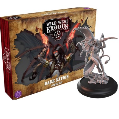 WILD WEST EXODUS DARK NATION POSSE SET RESIN MINIATURES WARCRADLE STUDIOS