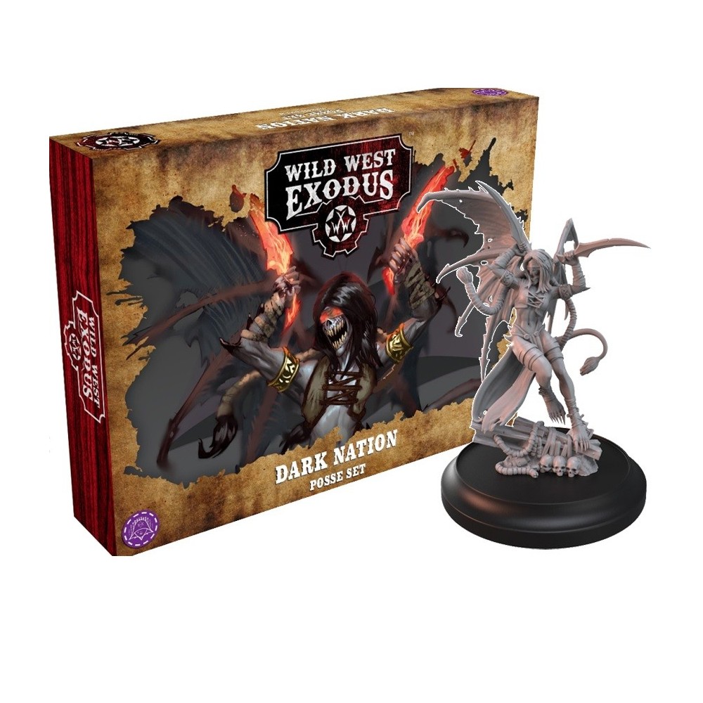 WARCRADLE STUDIOS WILD WEST EXODUS DARK NATION POSSE SET RESIN MINIATURES