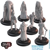 WARCRADLE STUDIOS WILD WEST EXODUS ABSOLUTE POWER POSSE SET RESIN MINIATURES