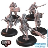 WARCRADLE STUDIOS WILD WEST EXODUS DIVINE INTERVENTION POSSE SET RESIN MINIATURES