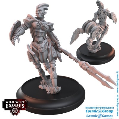 WARCRADLE STUDIOS WILD WEST EXODUS DIVINE INTERVENTION POSSE SET RESIN MINIATURES