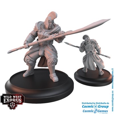 WARCRADLE STUDIOS WILD WEST EXODUS DIVINE INTERVENTION POSSE SET RESIN MINIATURES