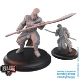 WARCRADLE STUDIOS WILD WEST EXODUS DIVINE INTERVENTION POSSE SET RESIN MINIATURES