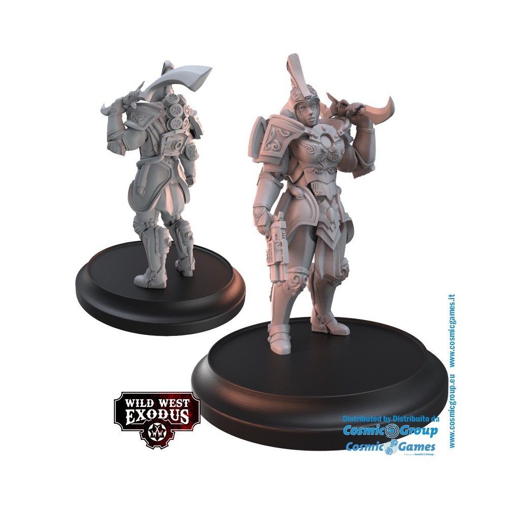 WARCRADLE STUDIOS WILD WEST EXODUS DIVINE INTERVENTION POSSE SET RESIN MINIATURES